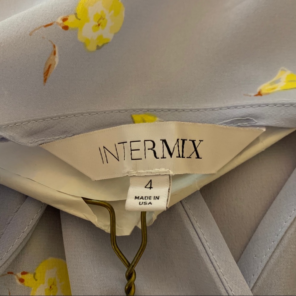 Intermix High-Low Floral Wrap Dress - Picture 6 of 8